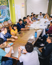 Steering Committee of the Regional Innovation and Entrepreneurship Ecosystem of Madre de Dios coordinating joint actions. Madre de Dios, Peru