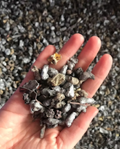 Separating the metals from the waste slag