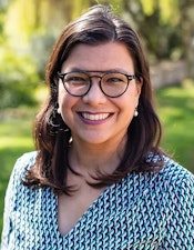 A portrait of Sarah-Lan Mathez