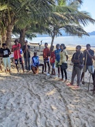 Kheira, changemaker from Madagascar, holding a workshop