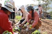 Students in Nam Tien, Xayabury during one of the environmental education trainings