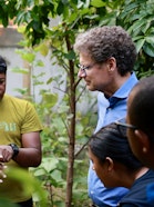 During a visit to Maroantsetra, the Swiss Ambassador to Madagascar, Stefano Toscano, meets SEPALI staff—local partners supporting conservation-based livelihood work near the Makira–Masoala landscape.