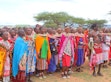 Community members at a gathering in Koija, Laikipia.