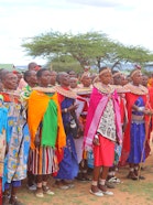 Community members at a gathering in Koija, Laikipia.