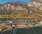 The Burgholz industrial area at the entrance to the Simmental Valley.