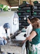 castañaRosa Chávez demonstrates the Amazon nut shelling process at ASCART’s processing plant. Tambopata, Madre de Dios.