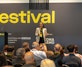 Supattira Patti Rodboontham speaks to the audience during Diplomacy Day at the Locarno Film Festival.