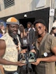 Celebrating the Pardo for Change: Yemoh Ike, producer, and Amartei Armar, director.