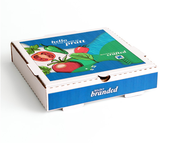 custom pizza box image
