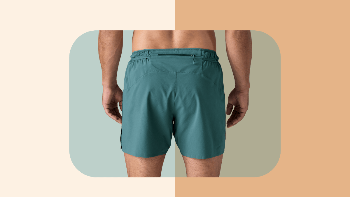 Coral Pink Climate Change Global Warming Statement - Sustainably Made Men's Recycled Athletic Shorts main image 1