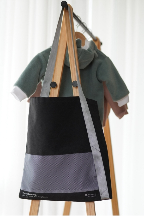 Canussa Tote Bag Hanging on Clothes Rack