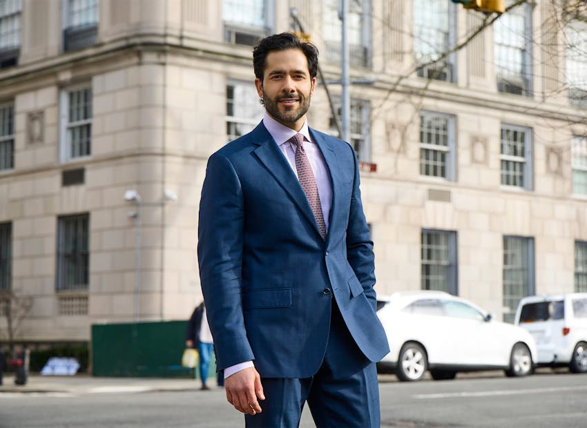 Dr. Alemi in suit