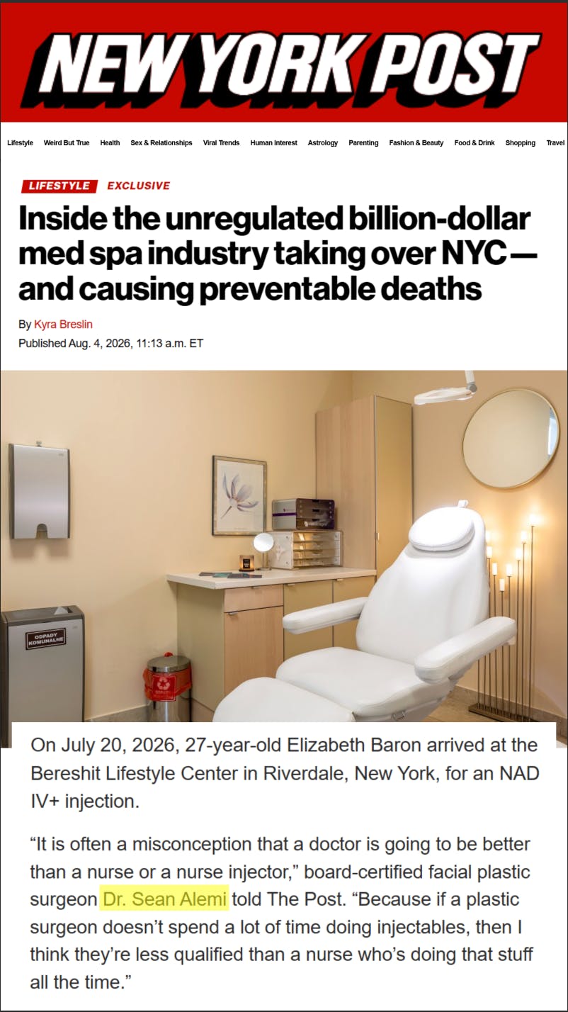 Inside the Unregulated Billion-Dollar Med Spa Industry Taking Over NYC— and Causing Preventable Deaths