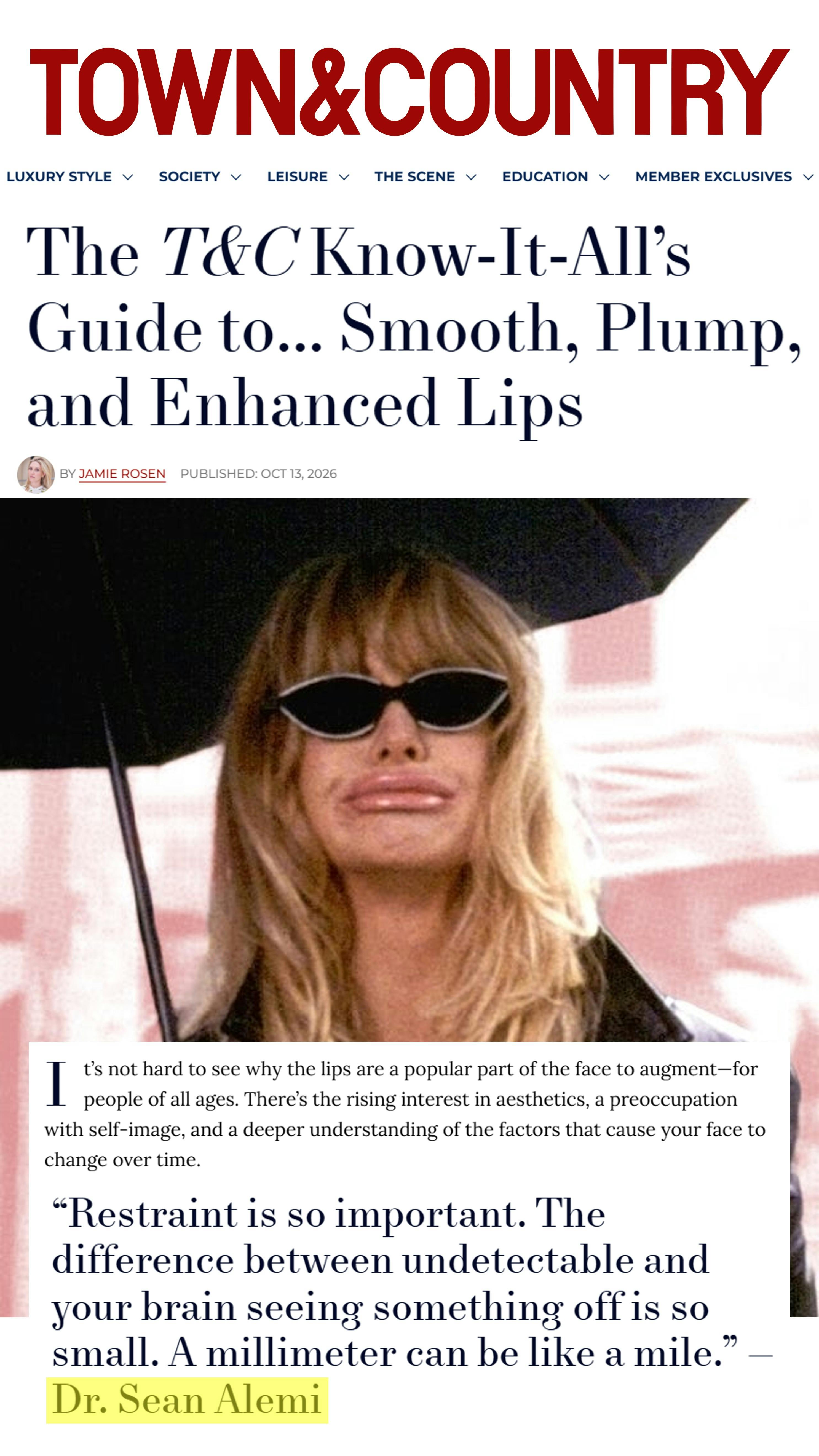 The T&C Know-It-All’s Guide to... Smooth, Plump, and Enhanced Lips