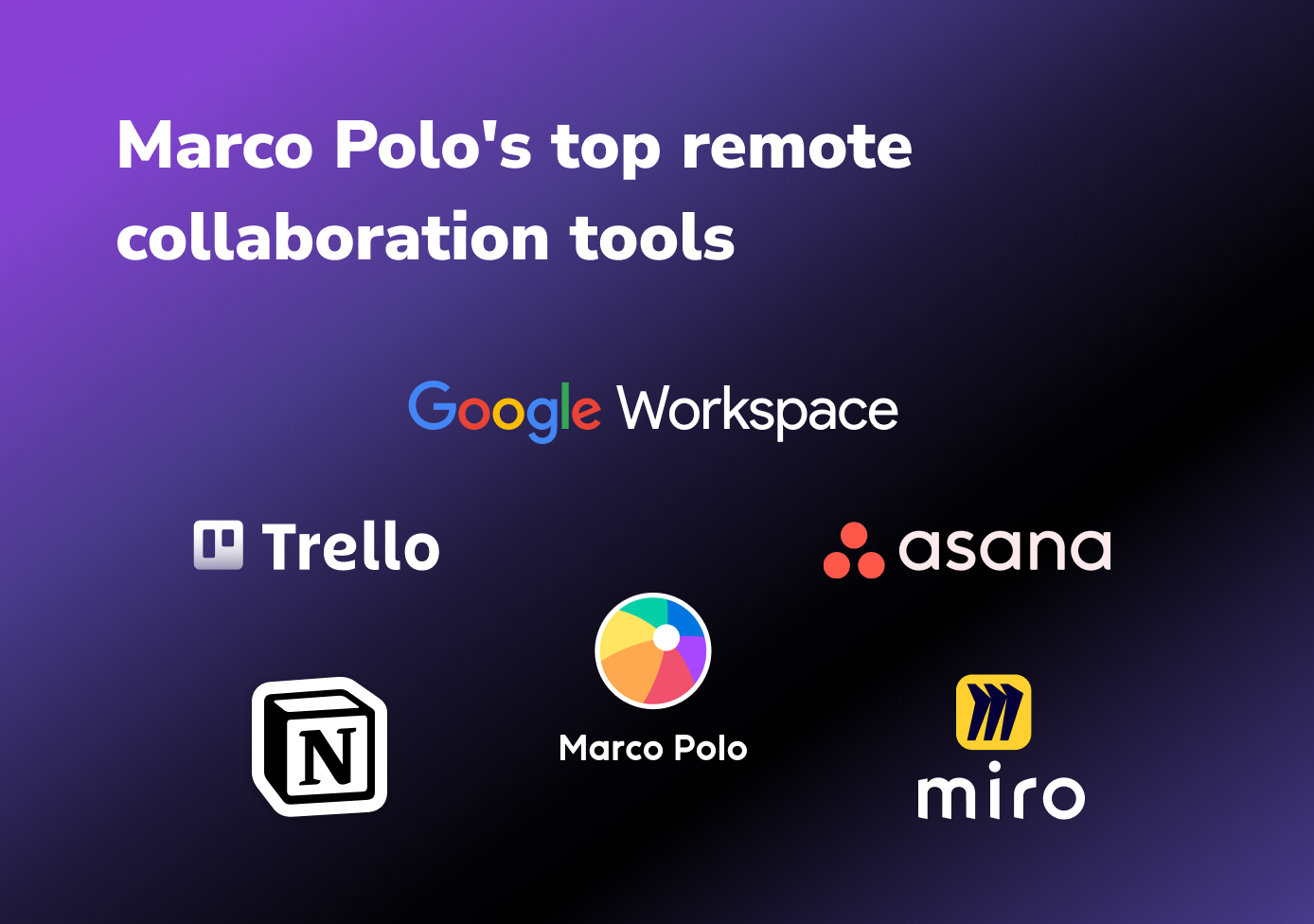 Marco Polo's top remote work tools