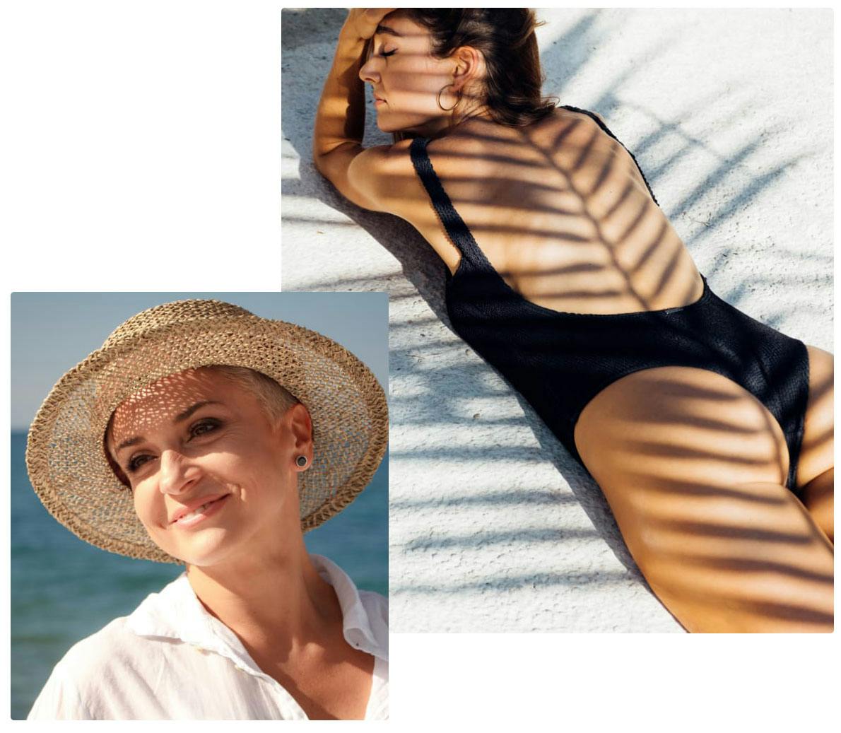 woman at the beach