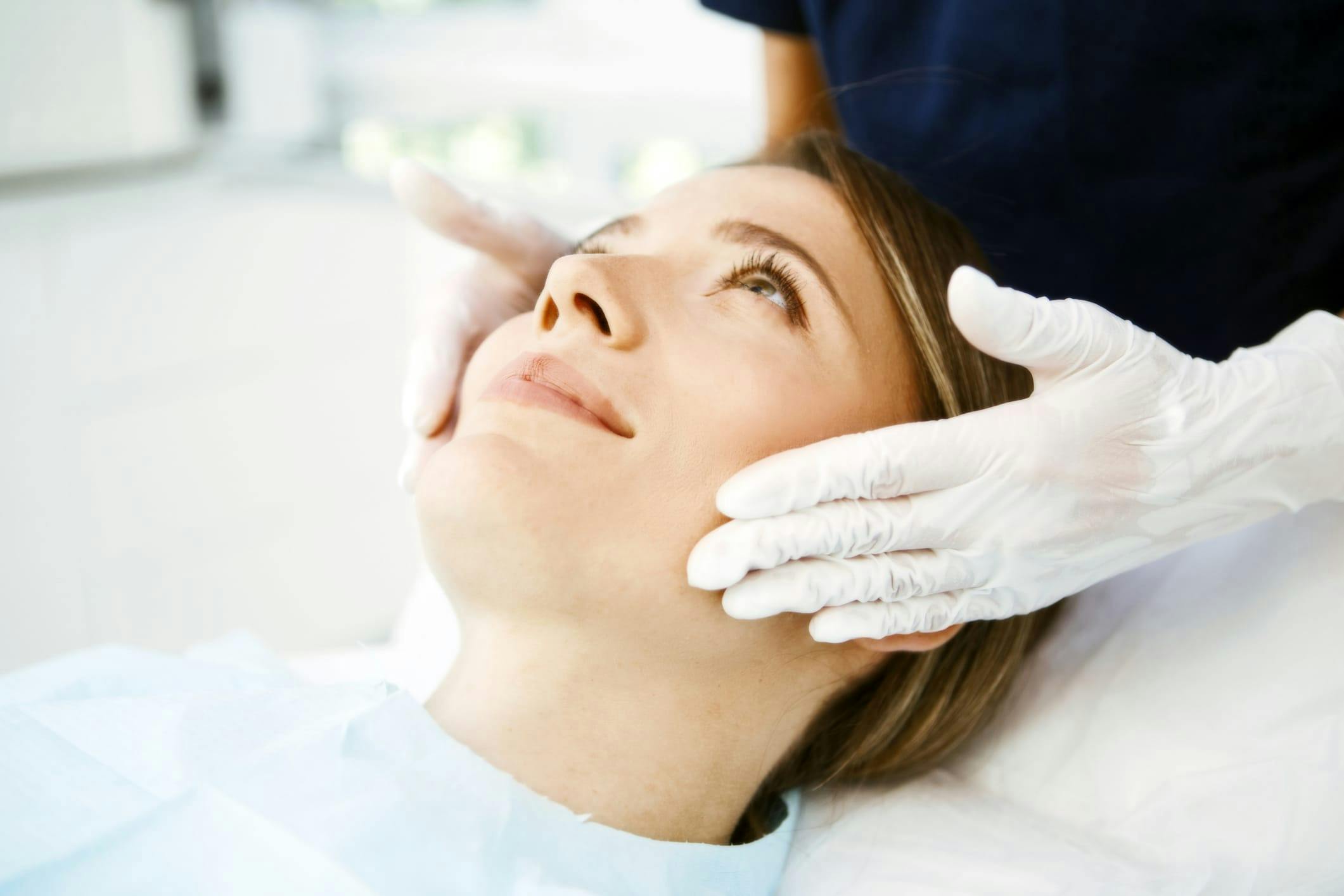 Woman with doctor