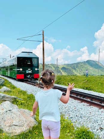 Tramway du Mont-Blanc summer family