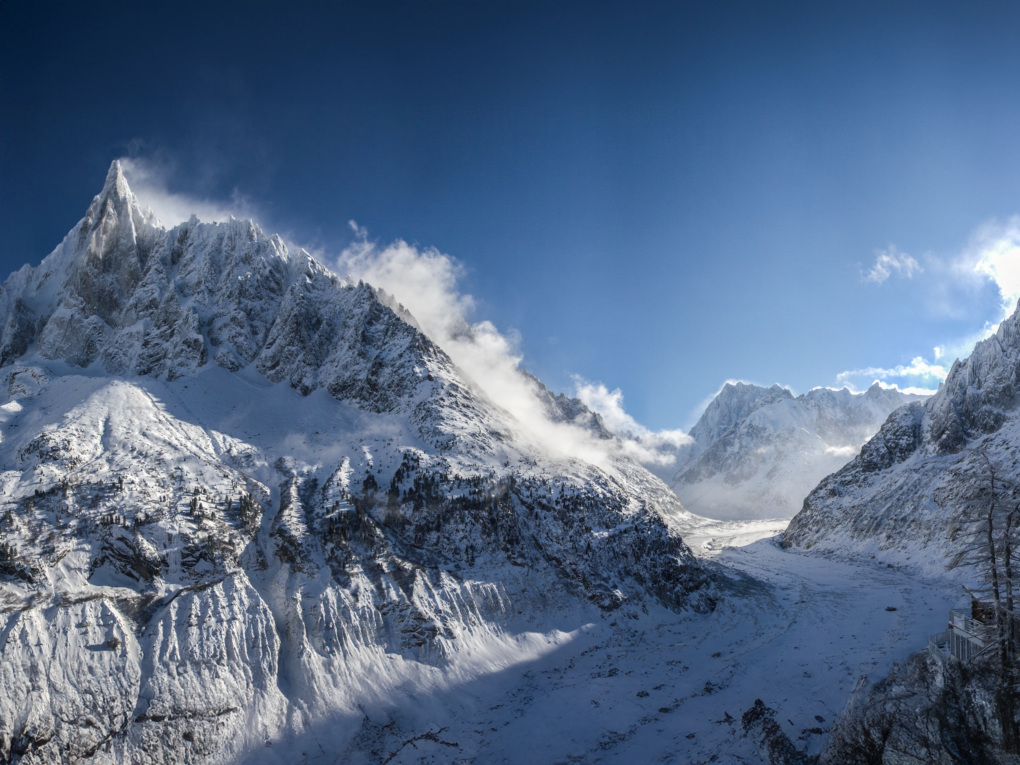 Montenvers - Mer de Glace winter