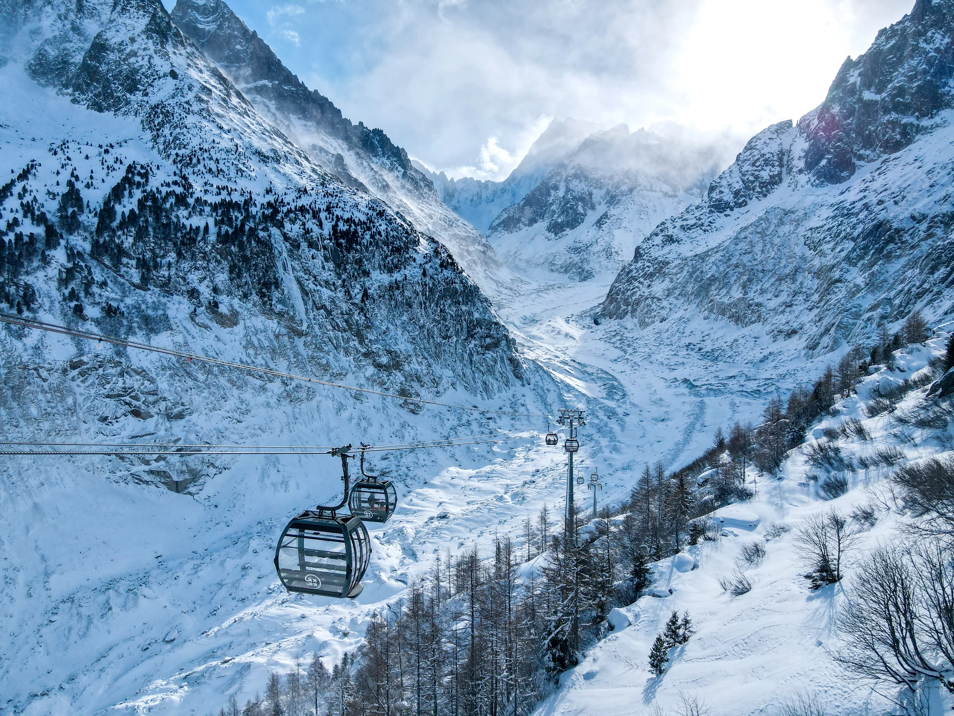 Montenvers - Mer de Glace winter