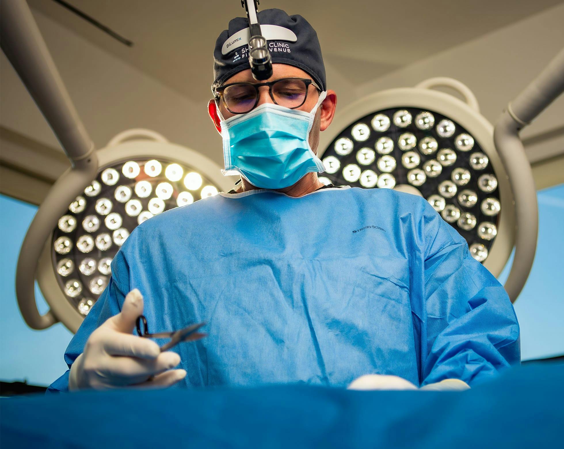 Doctor during surgery