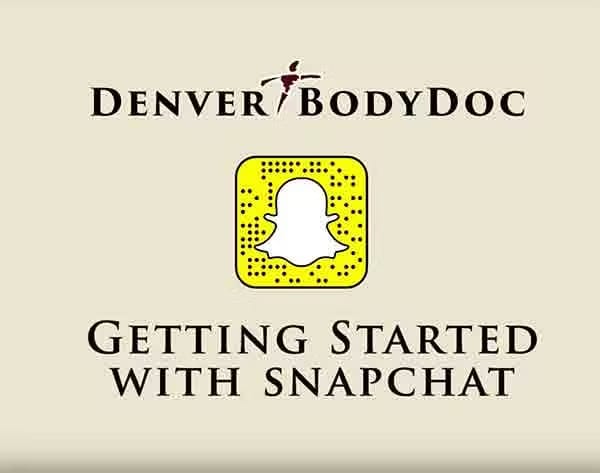 getting started with snapchat