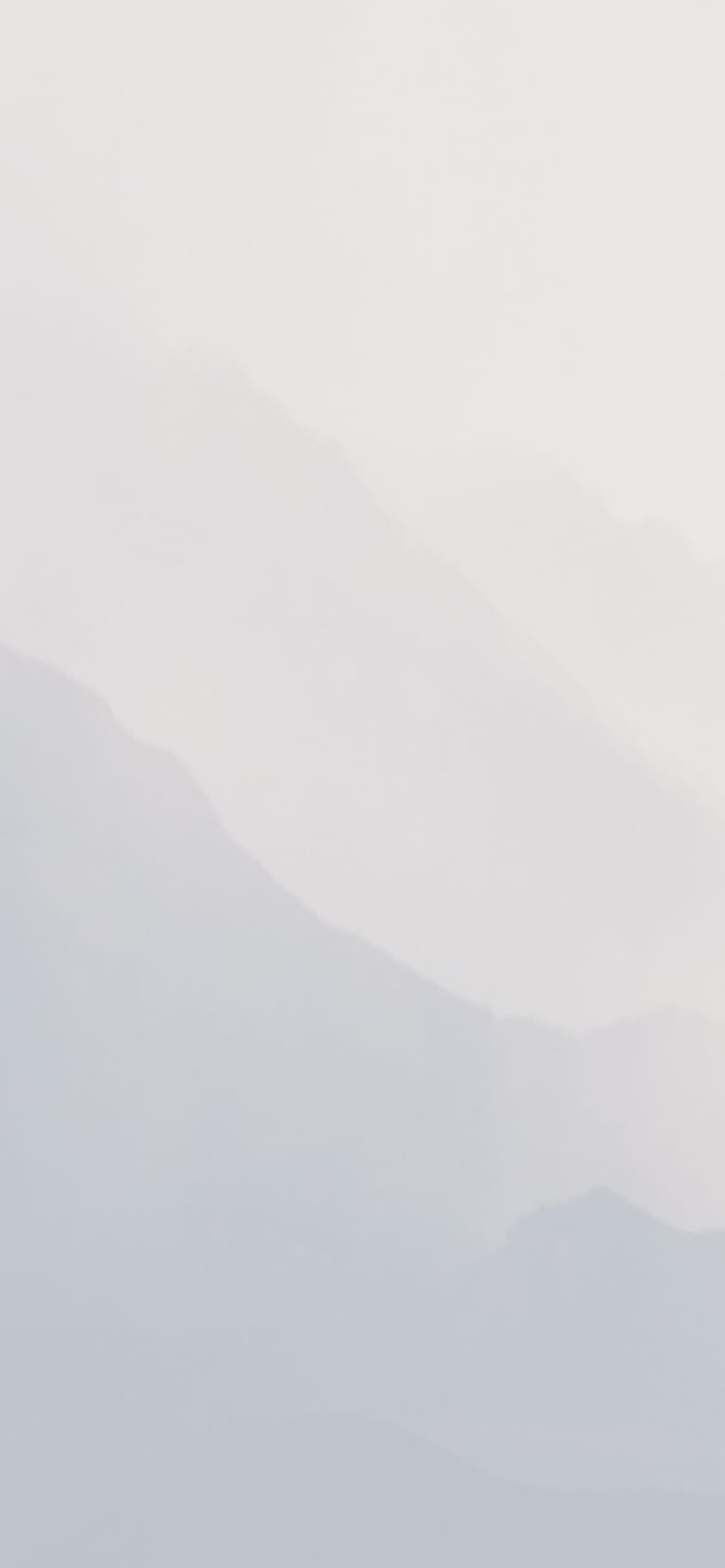 white and blue ombre mountain
