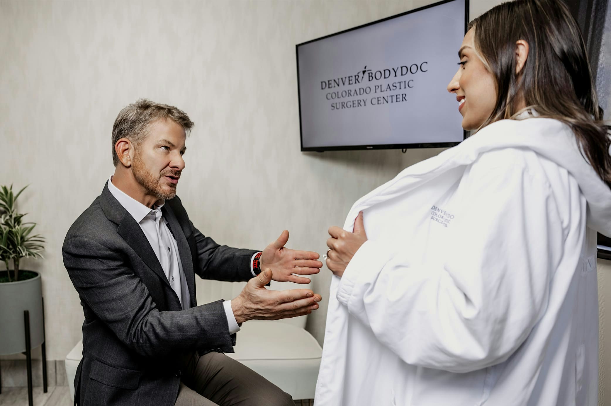 doctor consulting patient