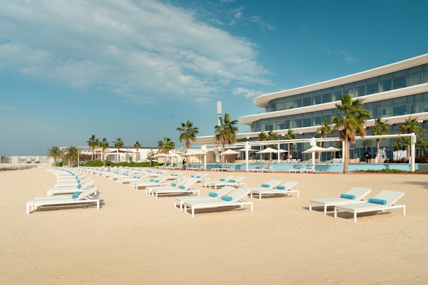 Beach with white sand