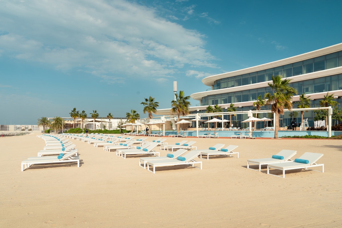Beach with white sand