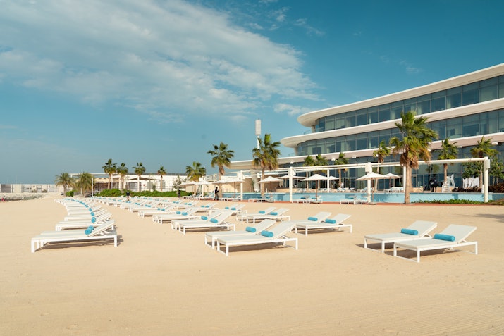 Beach with white sand