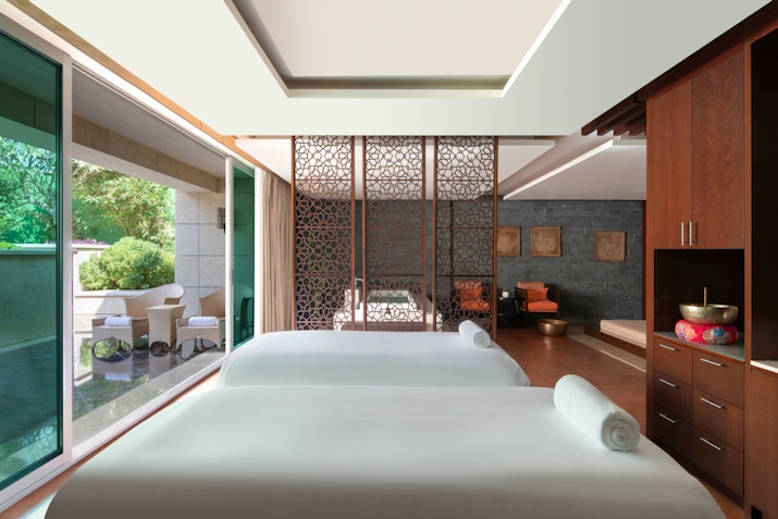 JW Marriott Marquis City Center Doha Spa with modern aesthetics