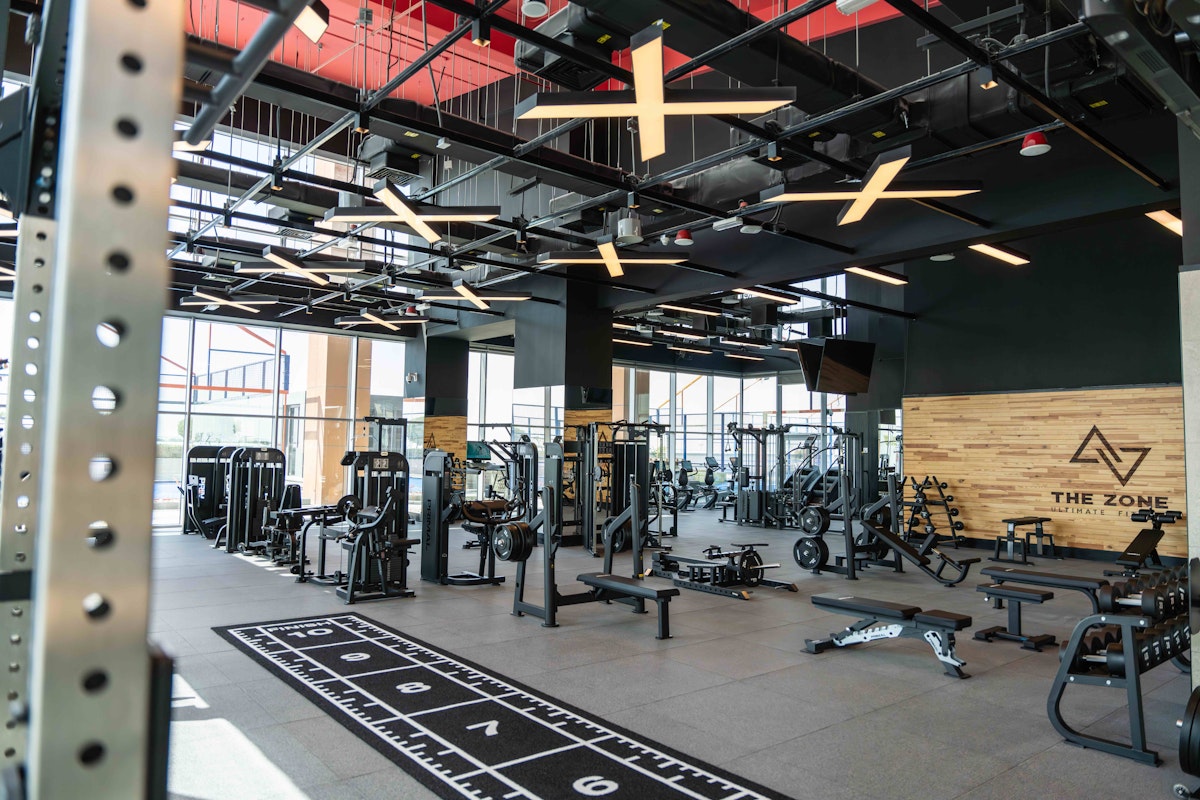 Industrial style open gym