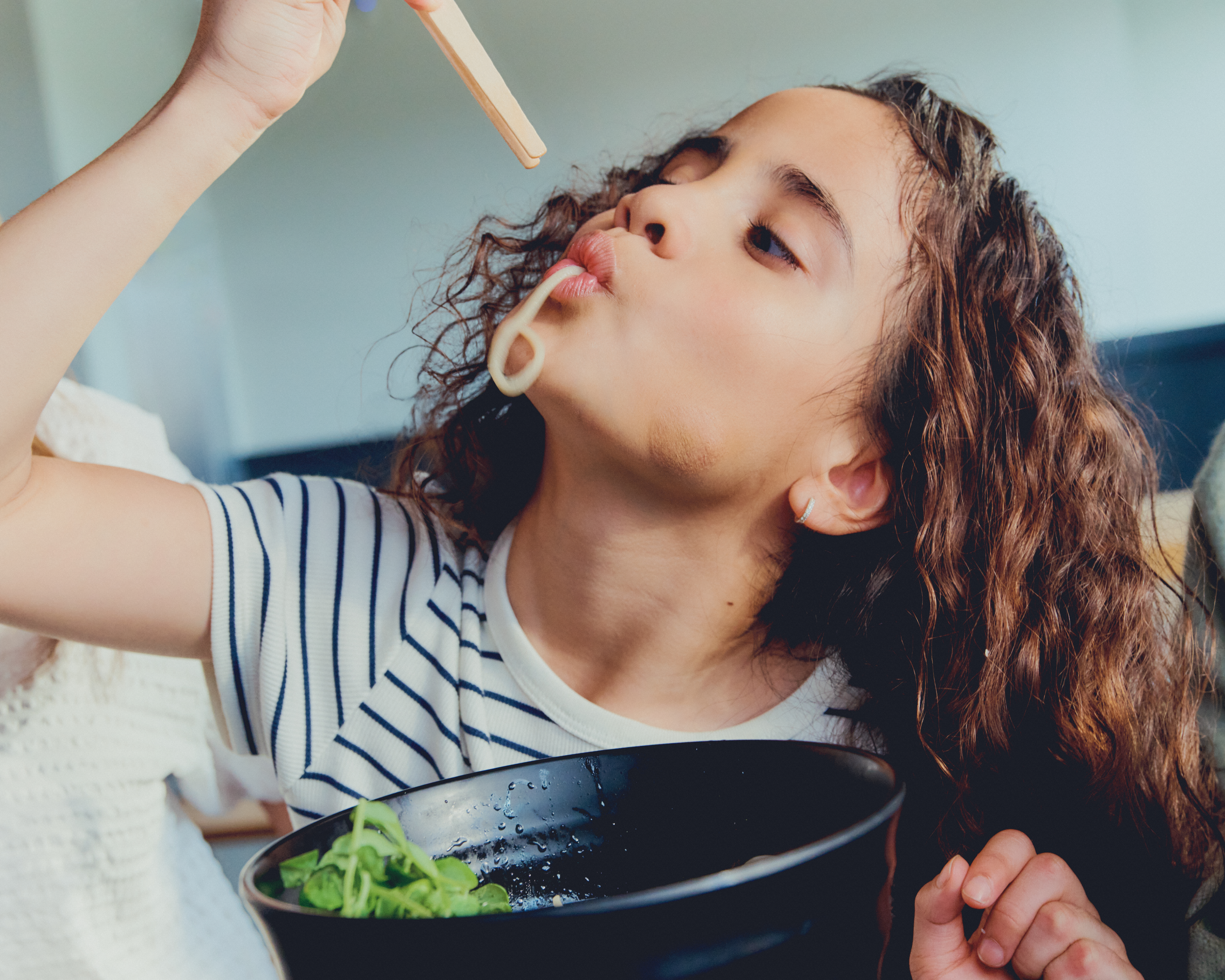 we cook. kids play