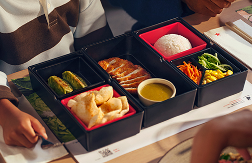 kids bento sideway view