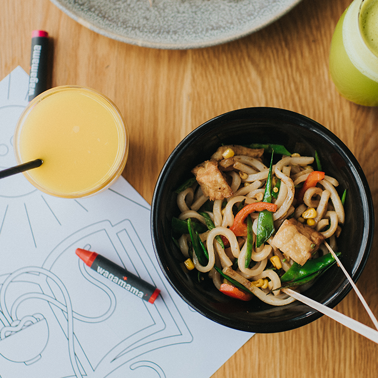 mini yasai yaki soba