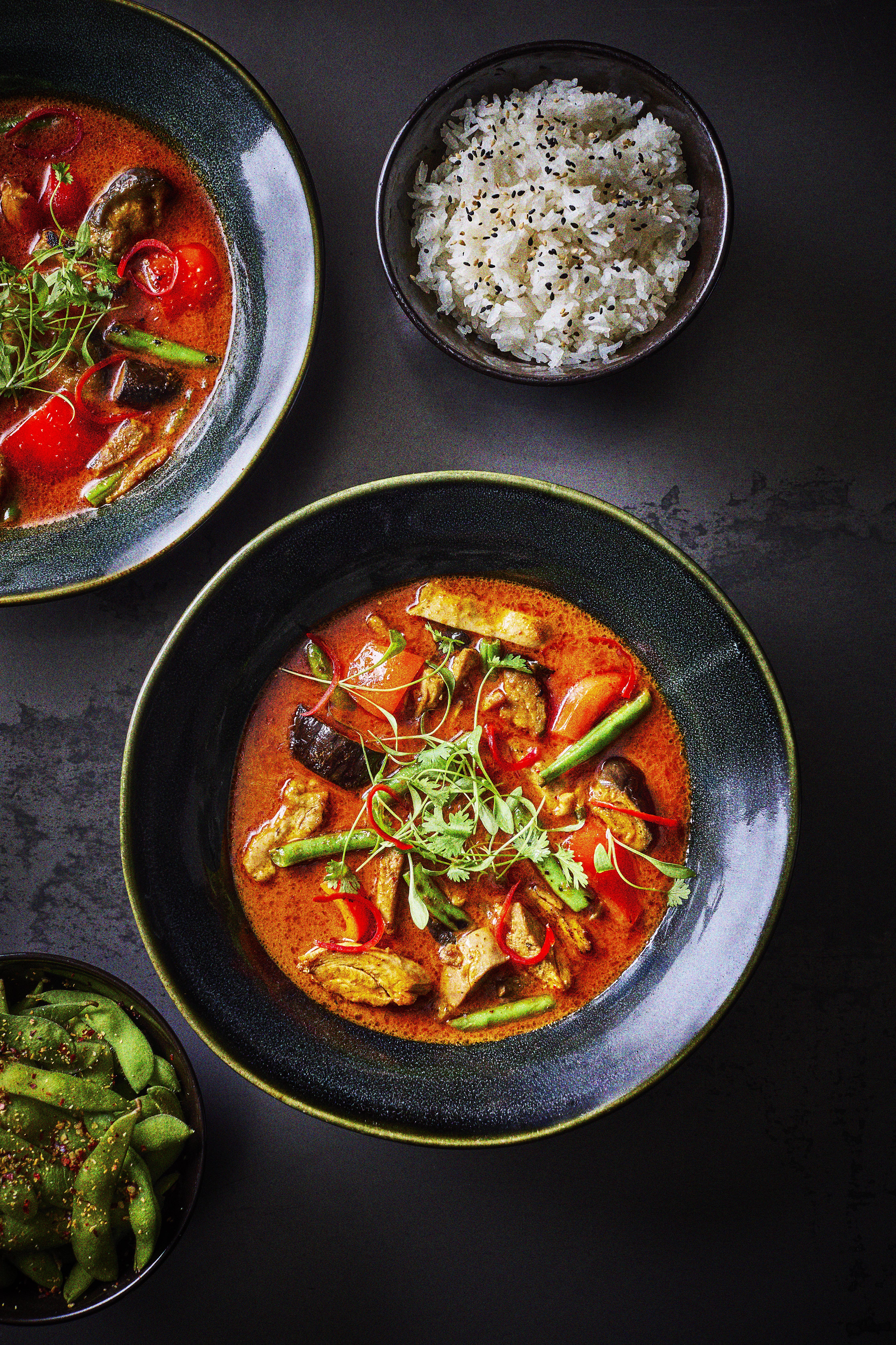 curry new dish chicken