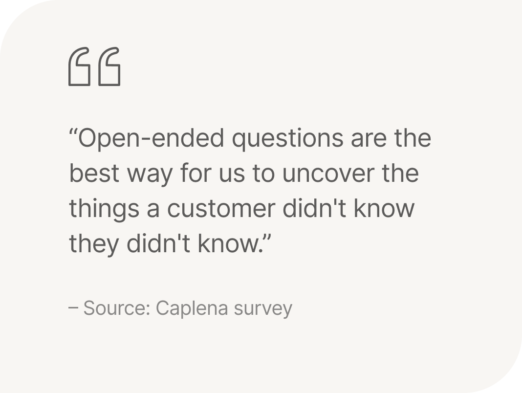 A gateway to customers' true motivations