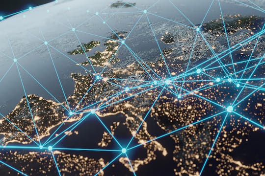 Connections within the UK and between the UK and elsewhere