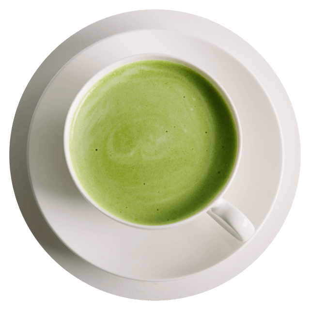A cup of freshly prepared ceremonial matcha from the Uji region, Japan