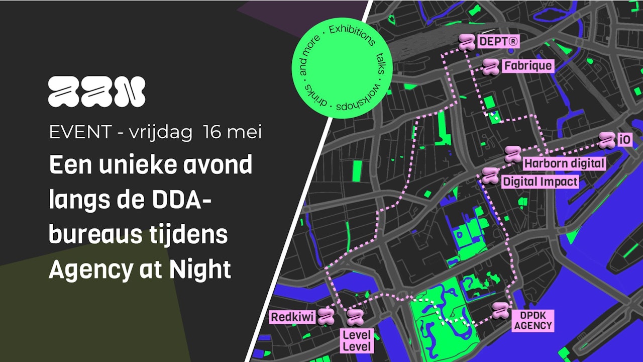Een speciale DDA route tijdens Agency at Night