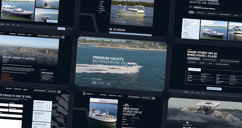 Jonkers Yachts website