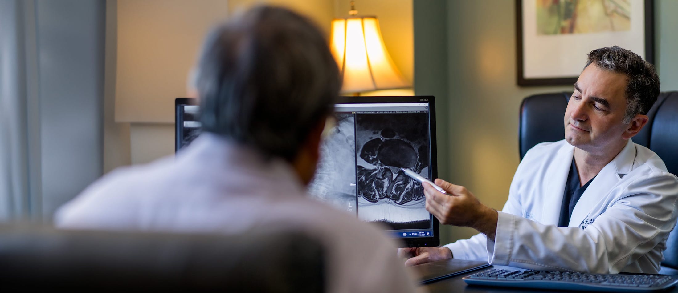 doctor consulting patient