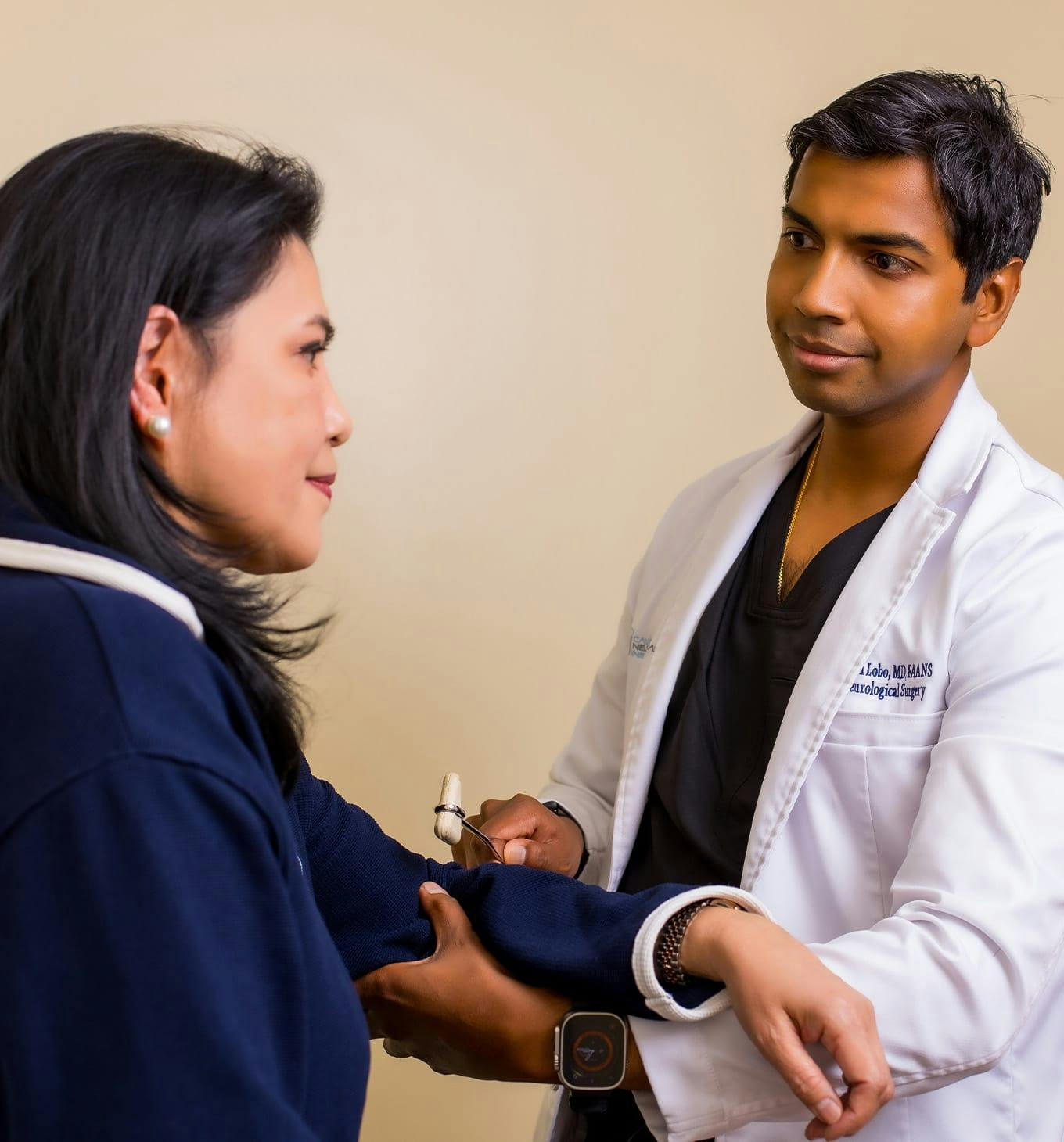 doctor consulting patient
