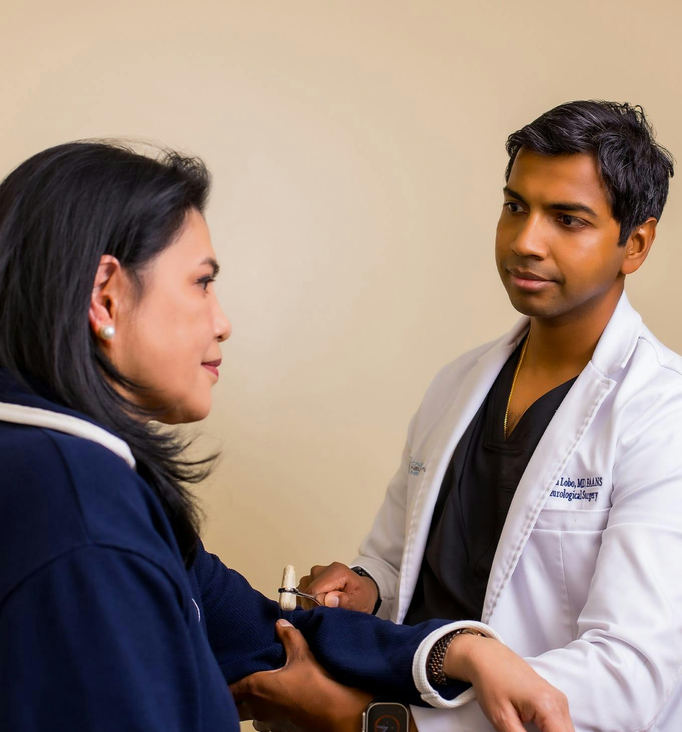 doctor consulting patient