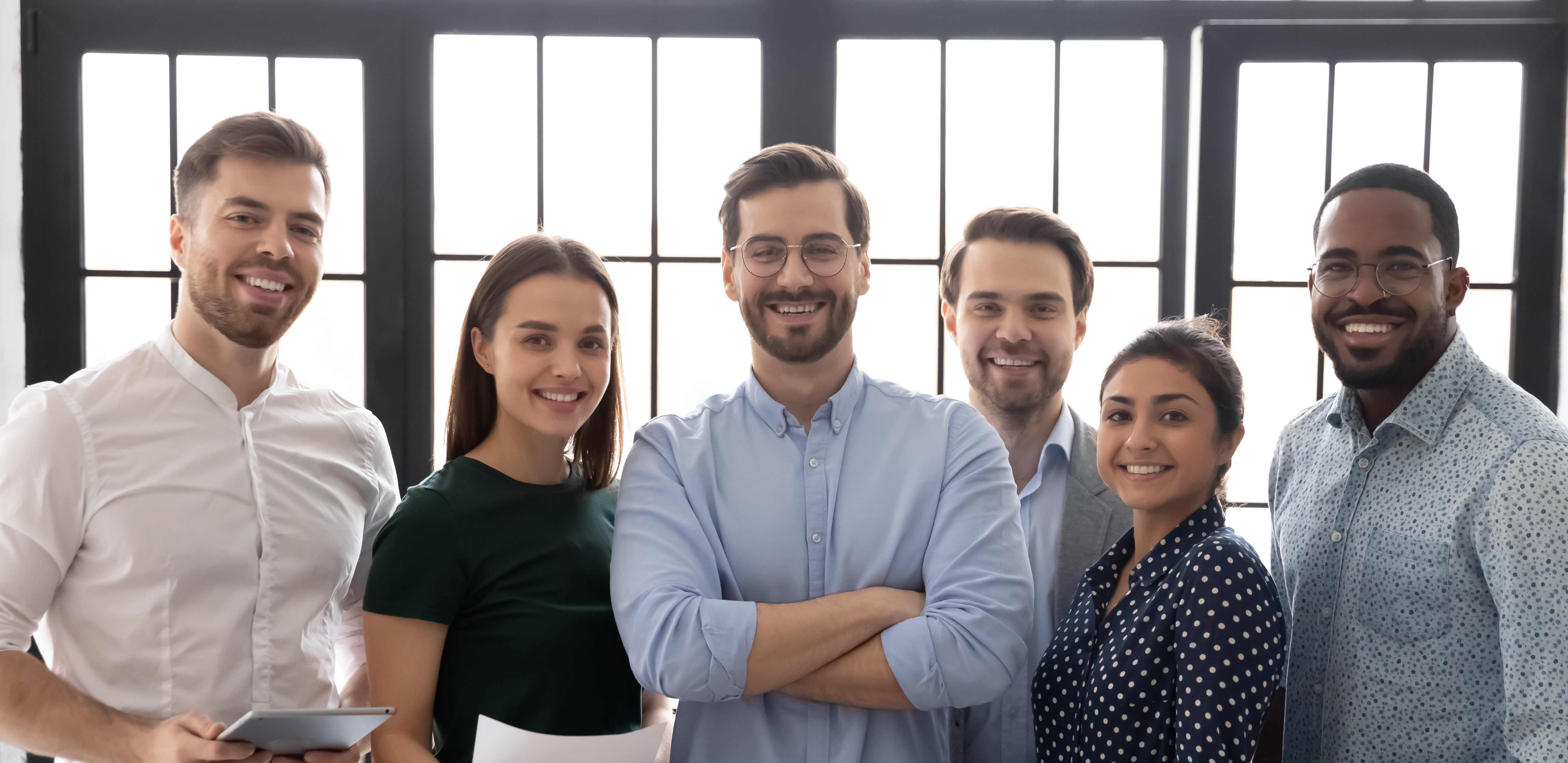 Group of happy people