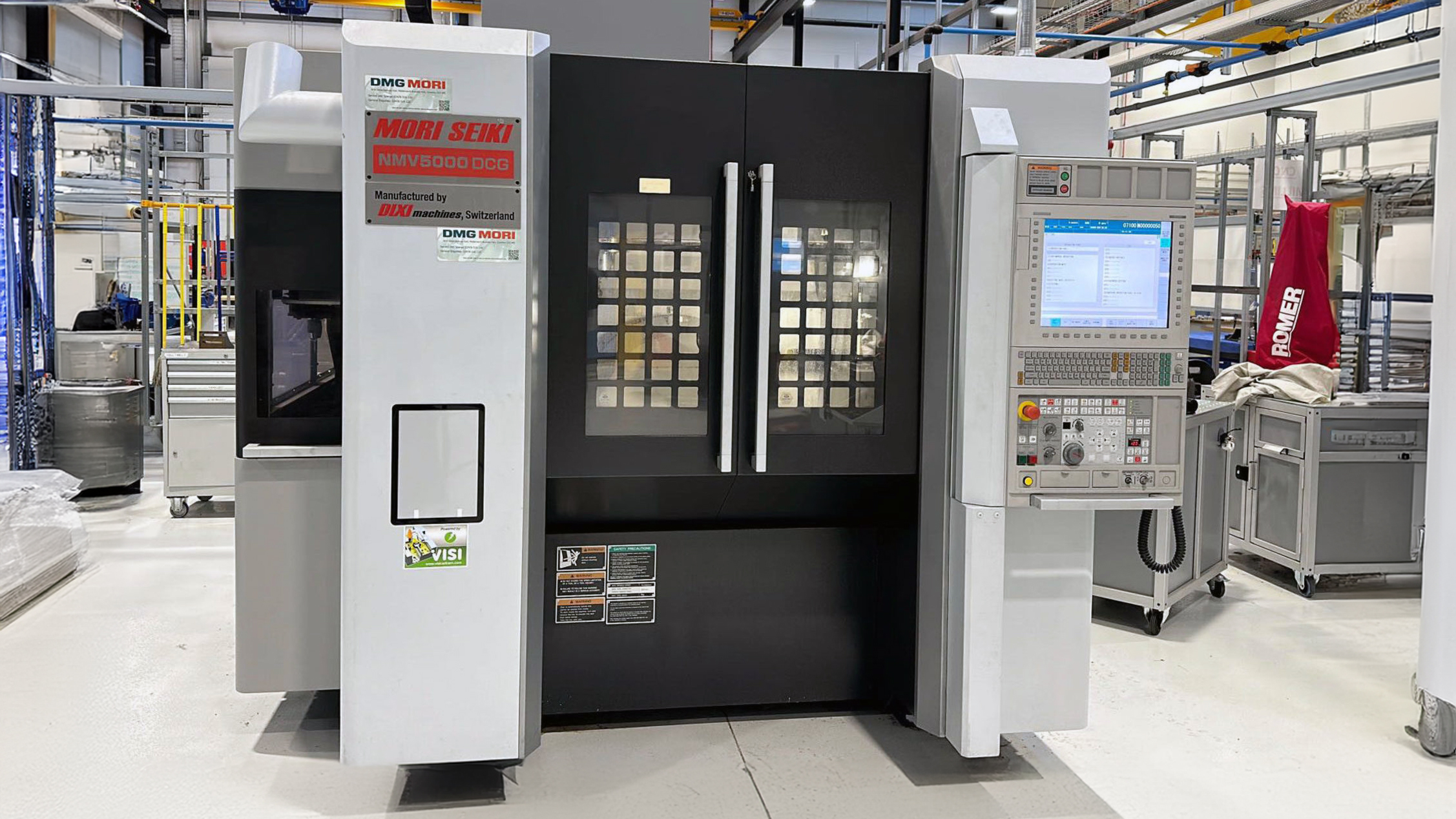 DMG MORI SEIKI NMV 5000 DCG Vertical Machining Centre from the Advanced Manufacturing Research Centre (AMRC) at the University of Sheffield.
