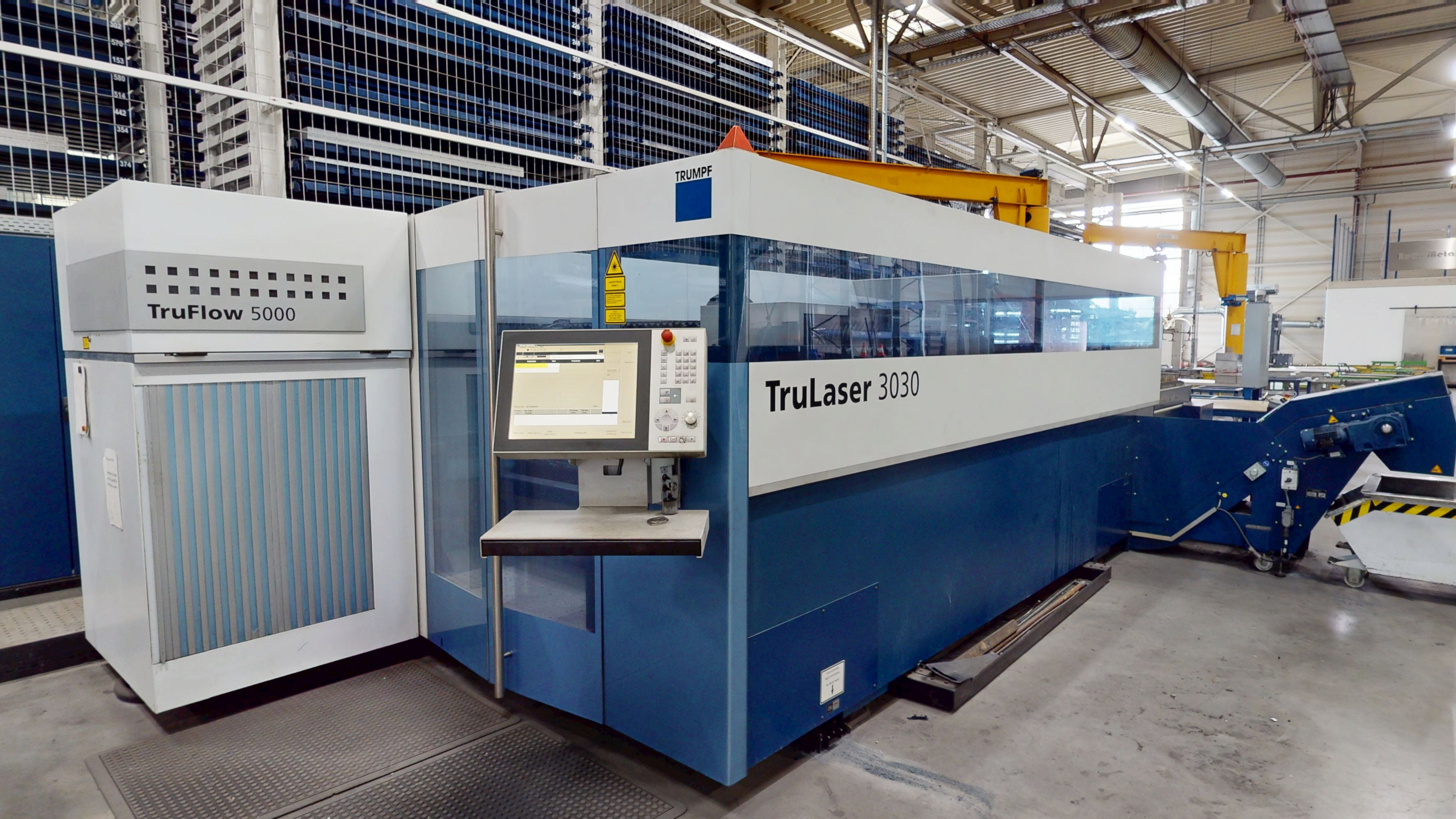 TRUMPF TruLaser 3030 Laserschneidmaschine mit TruFlow 5000