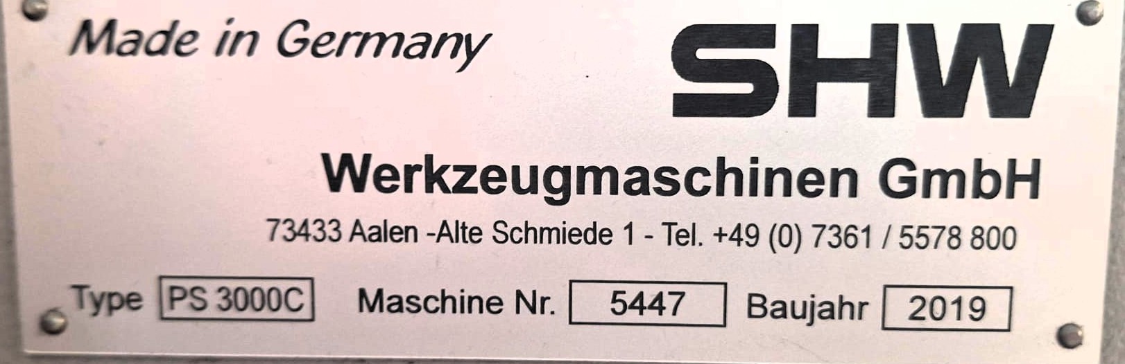 SHW PS 3000C – 5-Axis Gantry-Type Machining Center