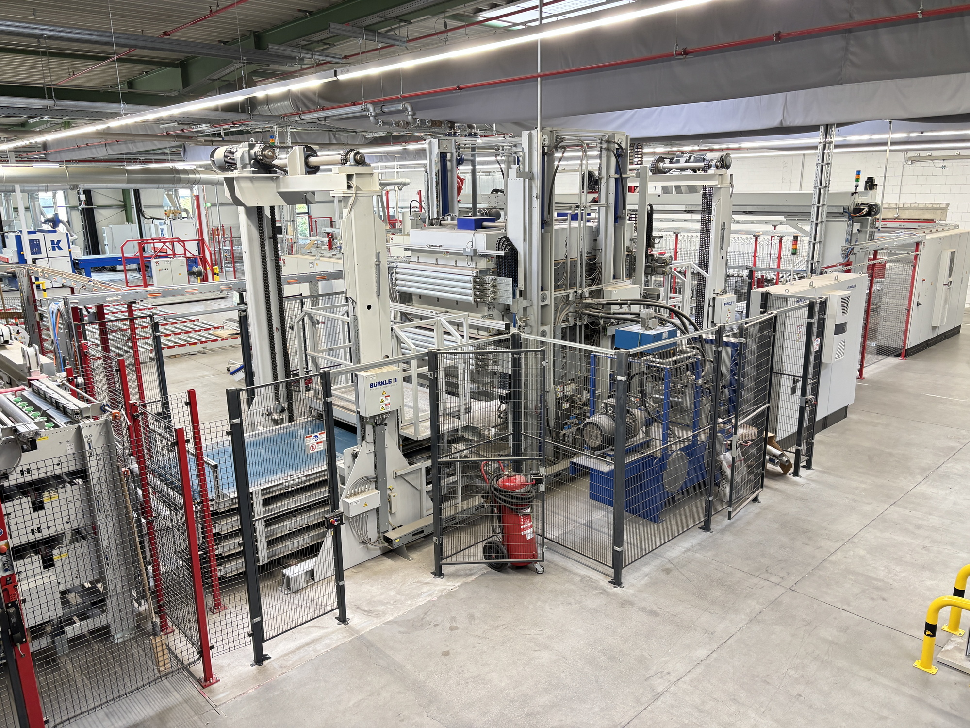 KRAFT BÜRKLE Door Core Press Line – High-End, As New, Year 2022/2023